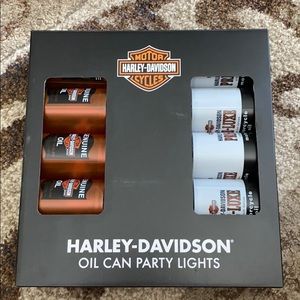 New Harley Davidson Oil Can Party Lights